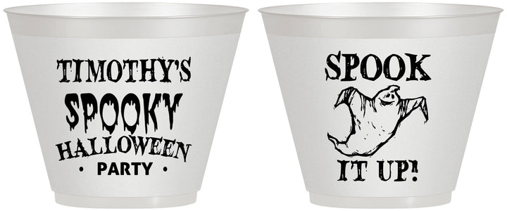 Custom Halloween 9 oz Wine Frosted Cups - Ghost | 250045