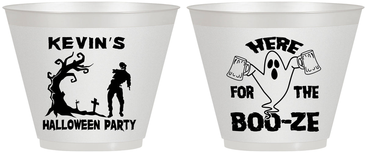 Custom Halloween 9 oz Wine Frosted Cups - Ghost | 250046