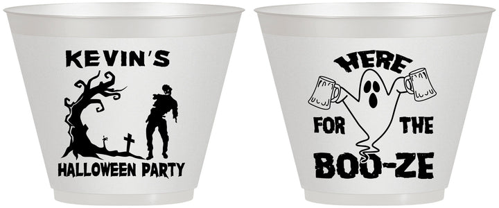 Custom Halloween 9 oz Wine Frosted Cups - Ghost | 250046