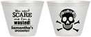 Custom Halloween 9 oz Wine Frosted Cups - Sugar Skull | 250050