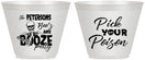 Custom Halloween 9 oz Wine Frosted Cups - Boos And Booze | 250054