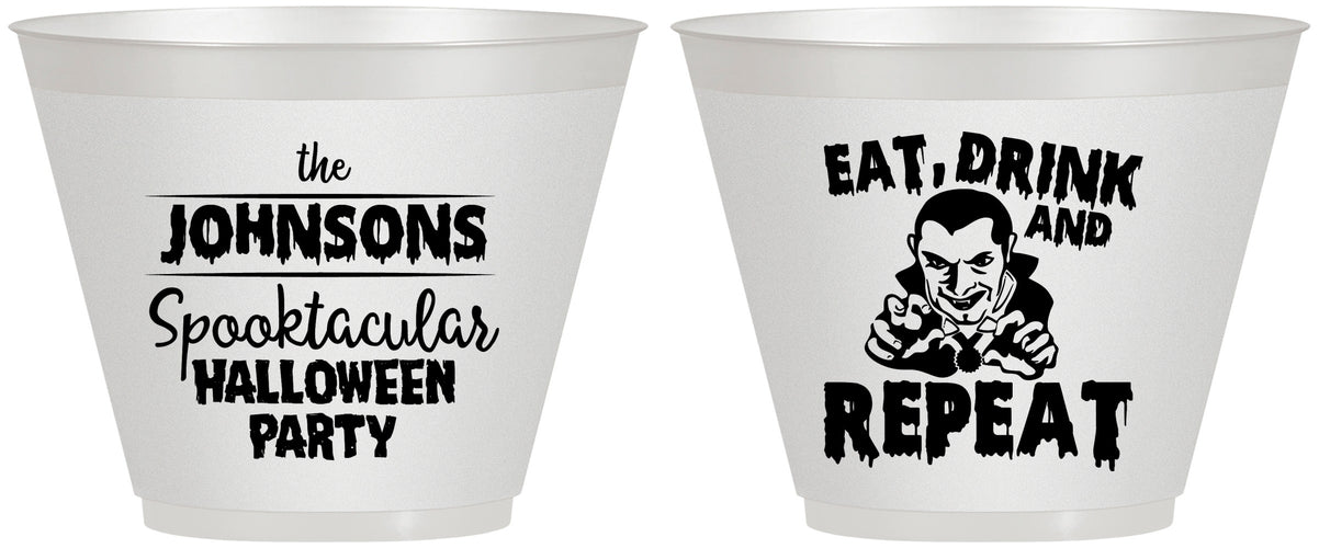 Custom Halloween 9 oz Wine Frosted Cups - Dracula | 250062