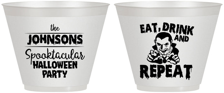 Custom Halloween 9 oz Wine Frosted Cups - Dracula | 250062