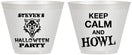 Custom Halloween 9 oz Wine Frosted Cups - Howl | 250069