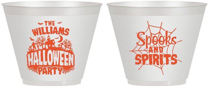 Custom Halloween 9 oz Wine Frosted Cups - Spooks Spirits | 250072