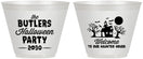 Custom Halloween 9 oz Wine Frosted Cups - Haunted House | 250073