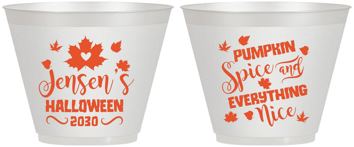 Custom Halloween 9 oz Wine Frosted Cups - Pumpkin | 250080