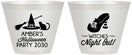 Custom Halloween 9 oz Wine Frosted Cups - Witches Night Out | 250083