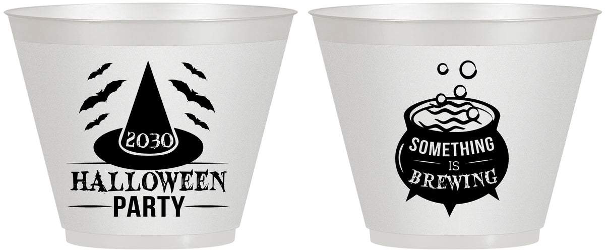 Custom Halloween 9 oz Wine Frosted Cups - Witch | 250085