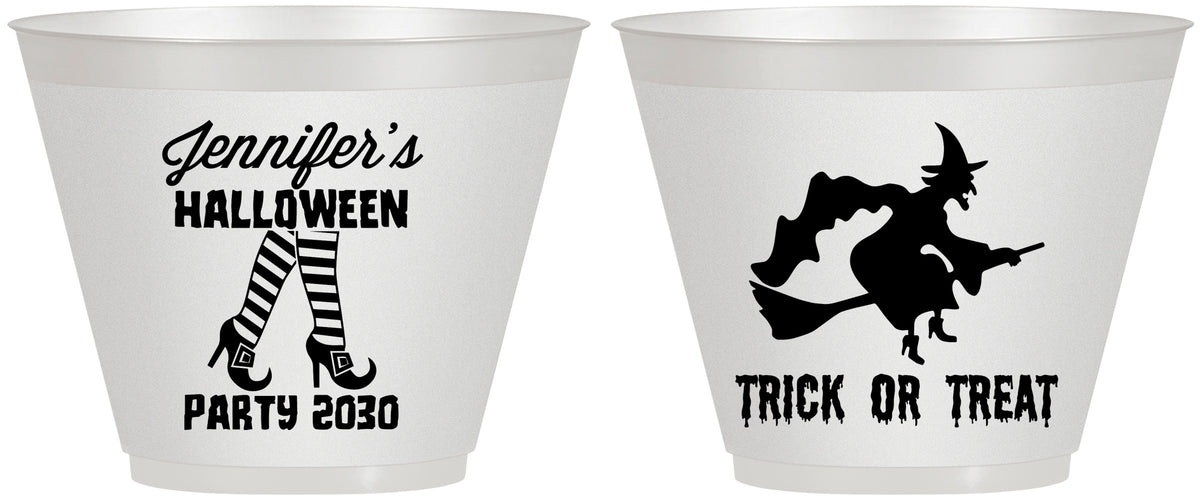 Custom Halloween 9 oz Wine Frosted Cups - Trick Or Treat | 250089