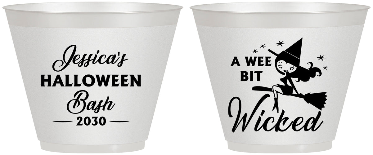 Custom Halloween 9 oz Wine Frosted Cups - Witch | 250091