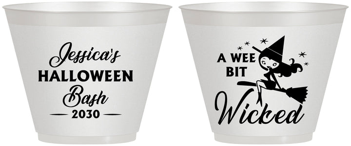 Custom Halloween 9 oz Wine Frosted Cups - Witch | 250091