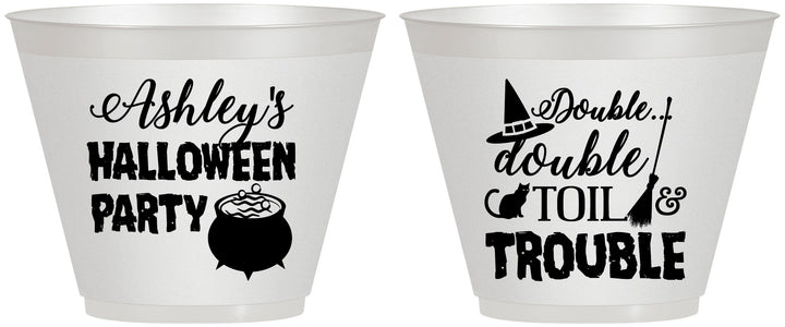 Custom Halloween 9 oz Wine Frosted Cups - Witch | 250095