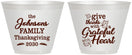 Custom Thanksgiving 9 oz Wine Frosted Cups - Grateful | 260006