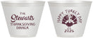 Custom Thanksgiving 9 oz Wine Frosted Cups - Turkey Day | 260021