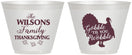 Custom Thanksgiving 9 oz Wine Frosted Cups - Gobble Til You Wobble | 260025