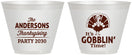 Custom Thanksgiving 9 oz Wine Frosted Cups - Turkey Gobblin | 260035