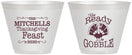 Custom Thanksgiving 9 oz Wine Frosted Cups - Turkey Gobble | 260049
