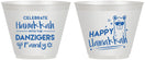Custom Hanukkah 9 oz Wine Frosted Cups - Llamakkah | 270018