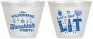 Custom Hanukkah 9 oz Wine Frosted Cups - Lets Get Lit | 270022