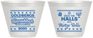 Custom Hanukkah 9 oz Wine Frosted Cups - Matzo Balls | 270029