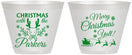 Custom Christmas 9 oz Wine Frosted Cups - Reindeer | 280005