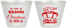 Custom Christmas 9 oz Wine Frosted Cups - Lets Get Elfed Up | 280006