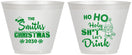Custom Christmas 9 oz Wine Frosted Cups - Elf | 280009
