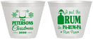Custom Christmas 9 oz Wine Frosted Cups - Pa Rum Pa | 280013