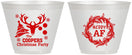 Custom Christmas 9 oz Wine Frosted Cups - Merry Af | 280014
