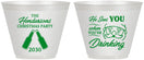 Custom Christmas 9 oz Wine Frosted Cups - Santa | 280015