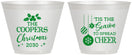 Custom Christmas 9 oz Wine Frosted Cups - Tis The Season | 280027