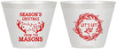 Custom Christmas 9 oz Wine Frosted Cups - Lets Get Lit | 280032