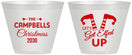 Custom Christmas 9 oz Wine Frosted Cups - Lets Get Elfed Up | 280036