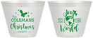 Custom Christmas 9 oz Wine Frosted Cups - Joy To The World | 280045