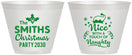Custom Christmas 9 oz Wine Frosted Cups - Touch Of Naughty | 280049