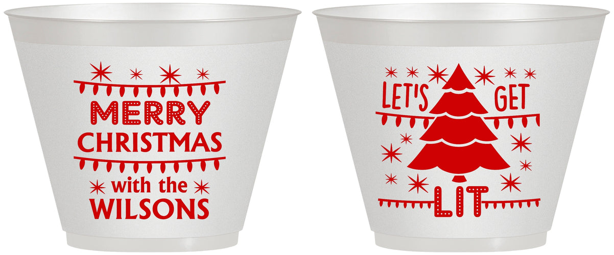 Custom Christmas 9 oz Wine Frosted Cups - Nutcracker | 280052