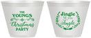 Custom Christmas 9 oz Wine Frosted Cups - Jingle Til You Jingle | 280063