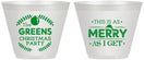 Custom Christmas 9 oz Wine Frosted Cups - Merry As I Get | 280065
