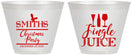 Custom Christmas 9 oz Wine Frosted Cups - Jingle Juice | 280066