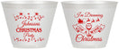 Custom Christmas 9 oz Wine Frosted Cups - Wine | 280068