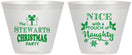 Custom Christmas 9 oz Wine Frosted Cups - Naughty Or Nice | 280069