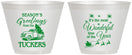 Custom Christmas 9 oz Wine Frosted Cups - Season Greetings | 280071