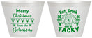 Custom Christmas 9 oz Wine Frosted Cups - Eat Drink Tacky | 280081