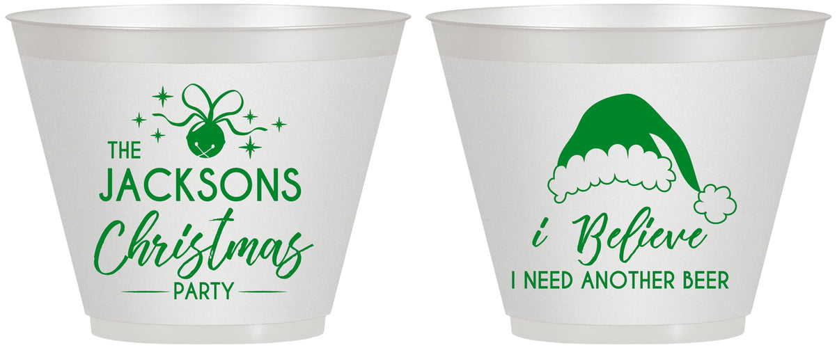 Custom Christmas 9 oz Wine Frosted Cups - Santa Claus | 280085
