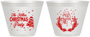 Custom Christmas 9 oz Wine Frosted Cups - Snowman | 280096