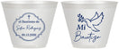 Custom Baptism 9 oz Wine Frosted Cups - Mi Bautizo | 290002