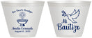 Custom Baptism 9 oz Wine Frosted Cups - Mi Bautizo | 290003