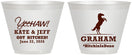 Custom Wedding 9 oz Wine Frosted Cups - Got Hitched | 296