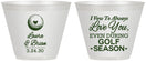 Custom Wedding 9 oz Wine Frosted Cups - Golf | 305